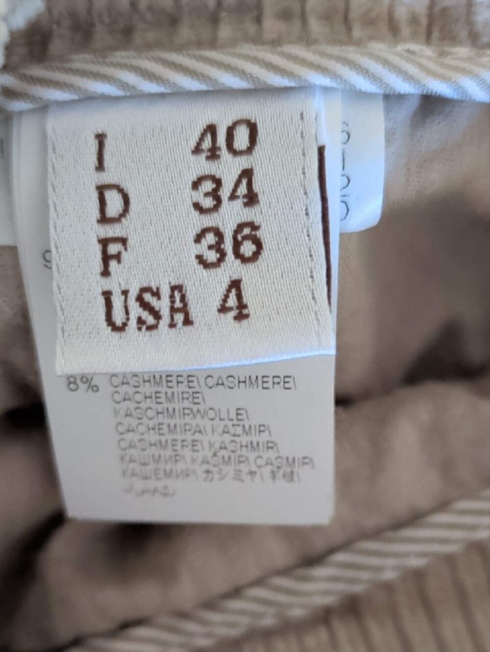 Brunello Cucinelli Cotton Cashmere Pants - Picture 8 of 9